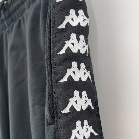 Kappa Black Logo Tape Track Pants Unisex - Picture 4 of 10